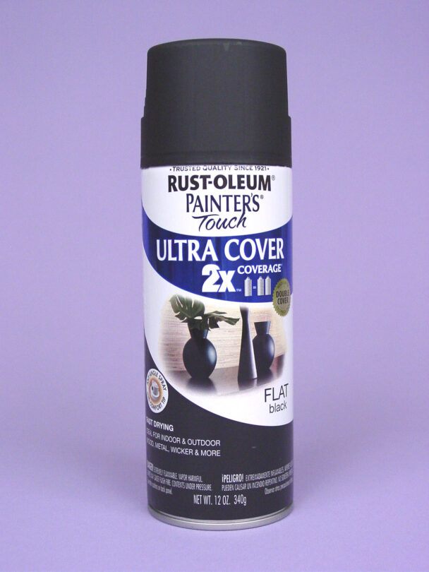 RUST-OLEUM®
Painter’s Touch, Ultra Cover 2x Coverage
Flat Black
$4.00/Can at Home Depot®