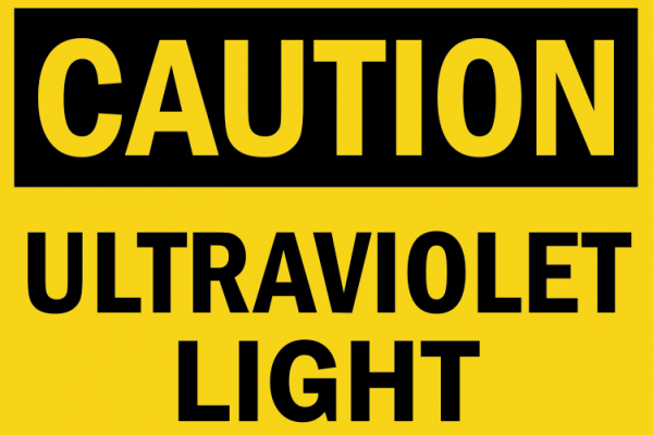 UV Light Warning